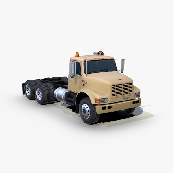 3D International 4900 semi truck 2002