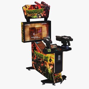 3D arcade weapon machine