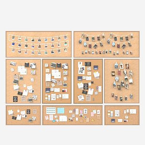 3D model Cork Photo Wall