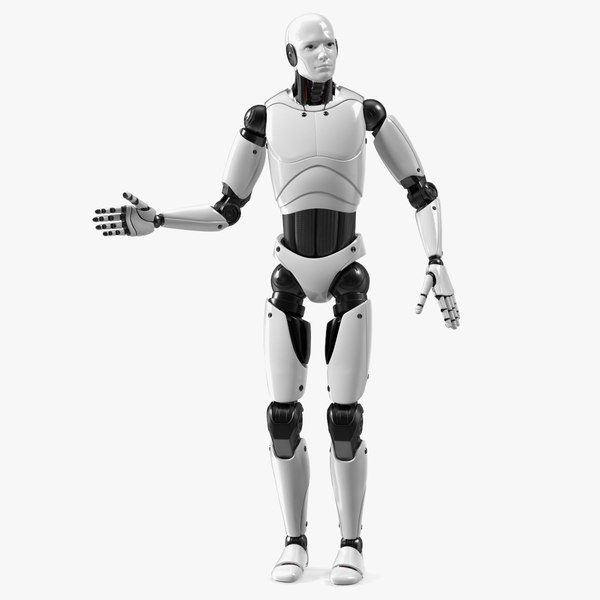 Male Cyborg Rigged 3D model