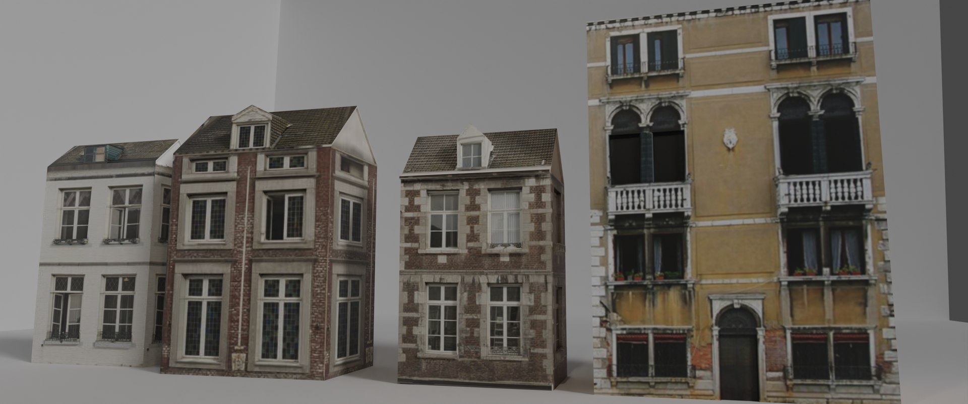 3D projected italian building model - TurboSquid 1616307
