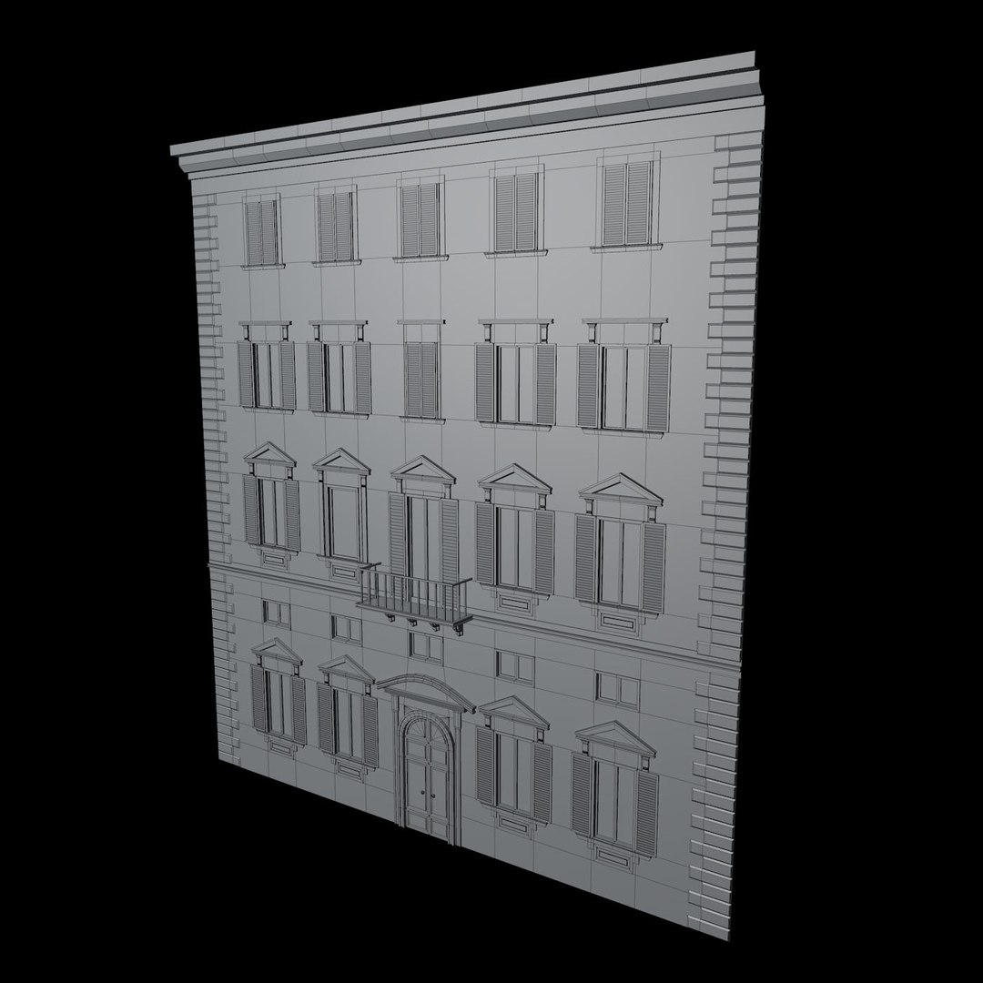 Building Facade Pack 3D - TurboSquid 1363793