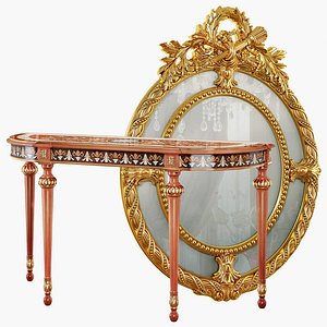 Classic console and mirror Set 10 model