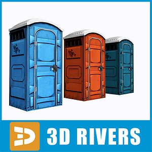 public toilet 3d model