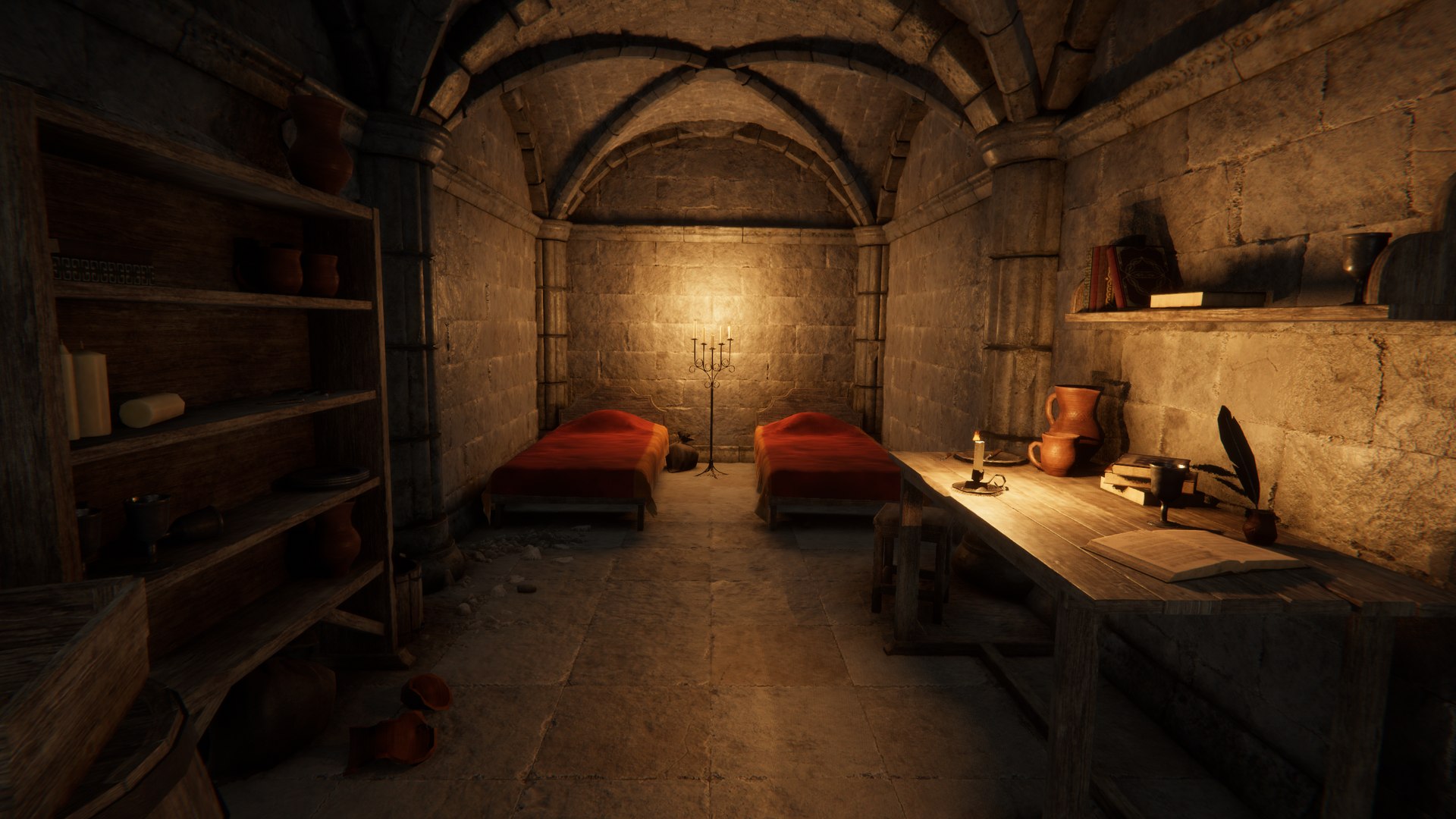Modular Medieval Dungeon Game Ready Model - TurboSquid 2139498