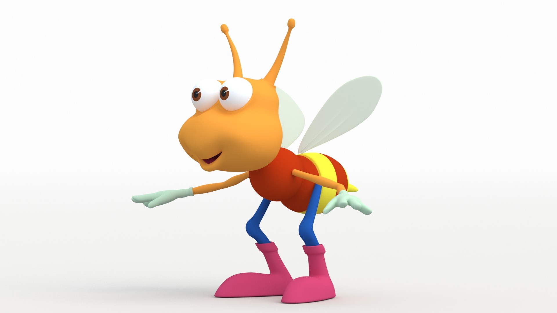 3D Bee Model - TurboSquid 1872036