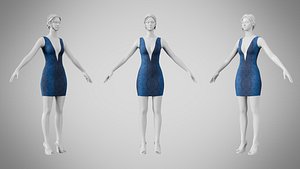 Dress 34 Digital Horizon Weave model
