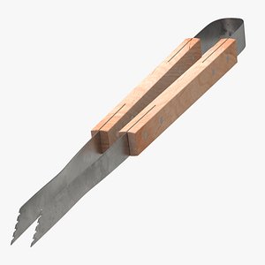 Barbecue Grill Tong 3D