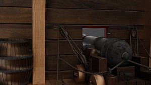 Cannon position vassel model