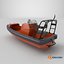 3D Fast Motor Lifeboat