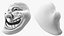 3D Trollface White