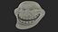 3D Trollface White