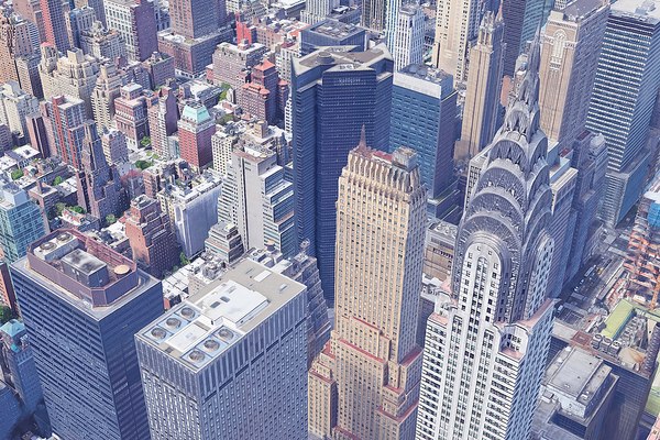 new york city manhattan 3D model