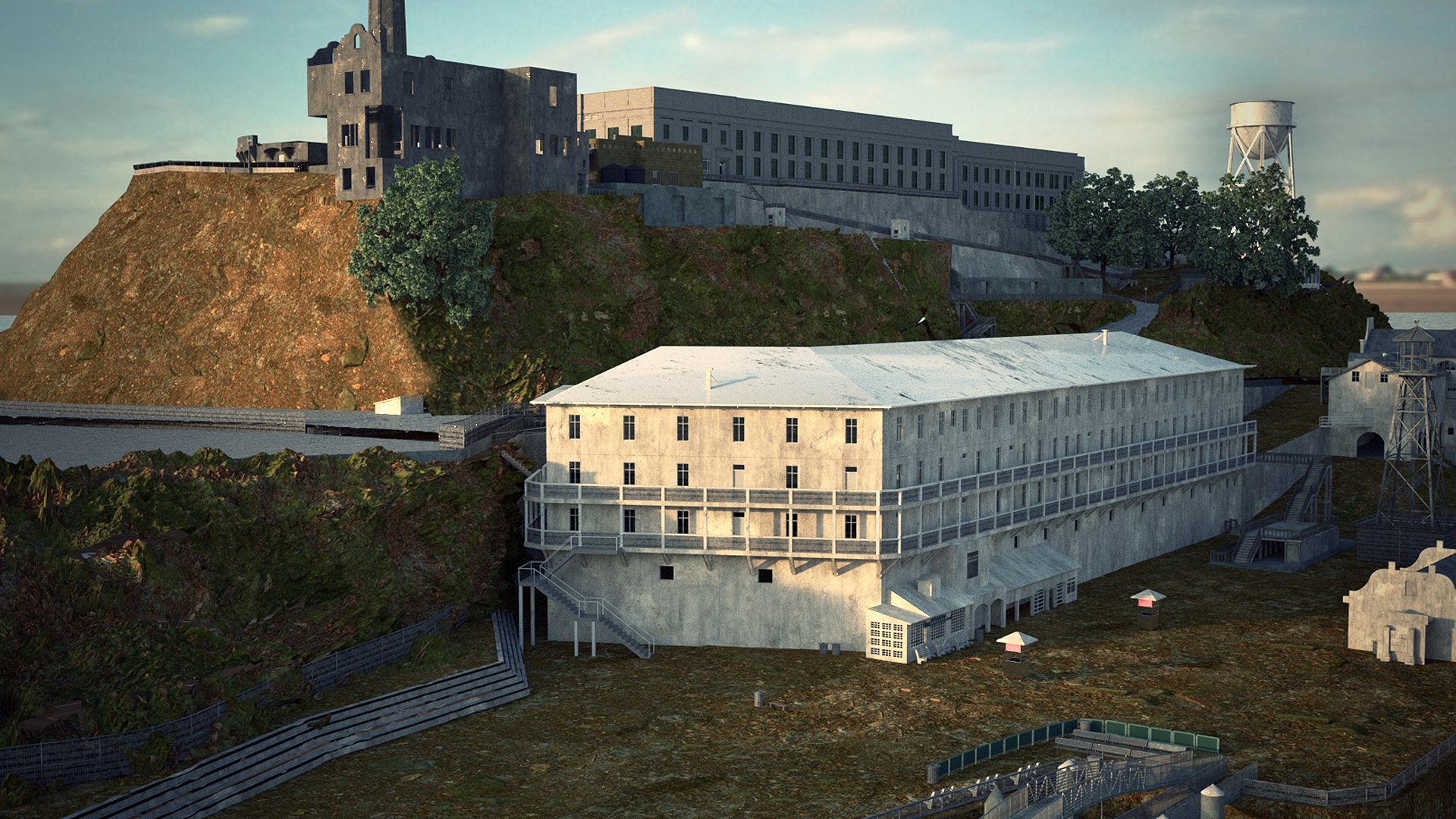 Alcatraz model https://p.turbosquid.com/ts-thumb/9B/vUdeLh/gL/05/jpg/1692001267/1920x1080/fit_q87/2feebb5381e237d36b7ac6bd699367c01721b322/05.jpg