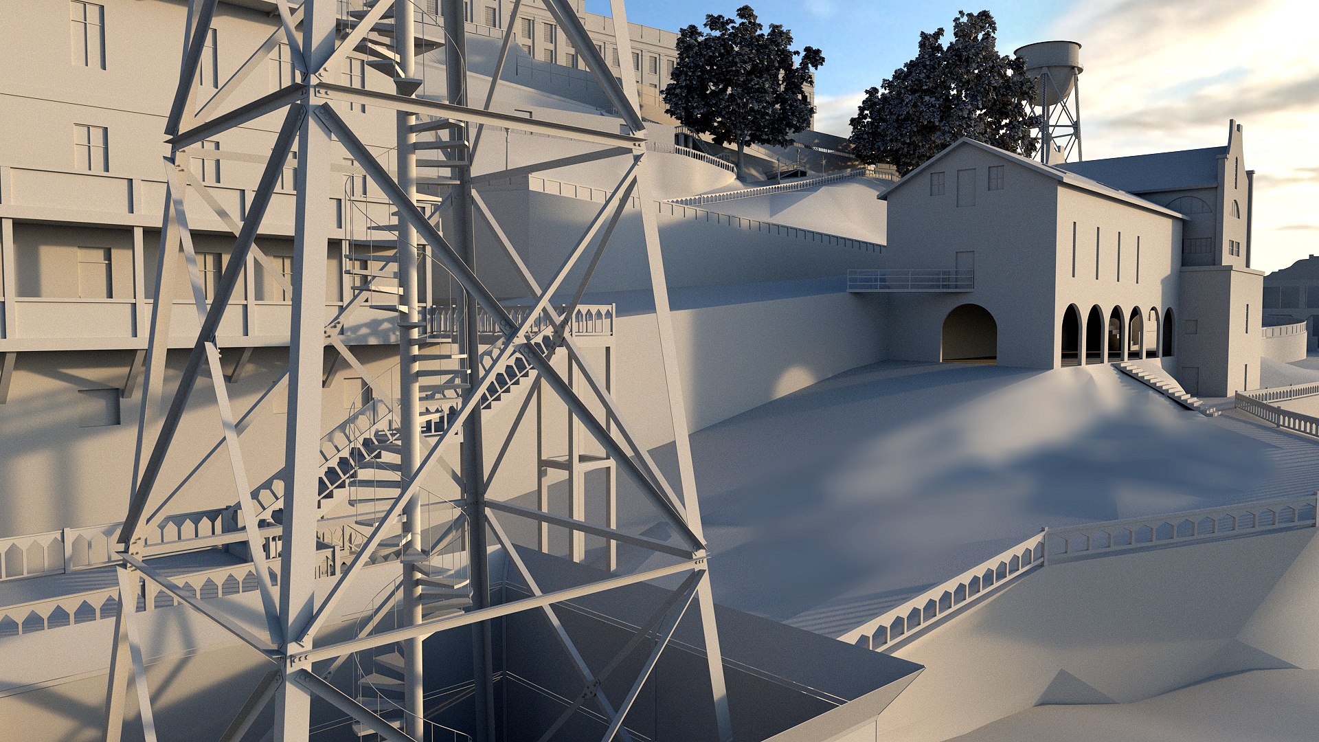 Alcatraz model https://p.turbosquid.com/ts-thumb/9B/vUdeLh/iN/gray04/jpg/1692001545/1920x1080/fit_q87/b6c321602631bbb4a2754846ac0665c01b49f95b/gray04.jpg