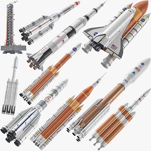 Space Rockets World Wide Collection 3D