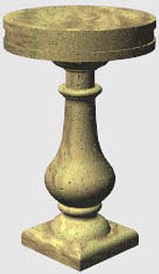 3d carved stone model