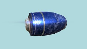 Mega Buster Blue - Hand Cannon - SciFi Blast Weapon