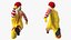 Mascot of McDonalds Jumping Pose