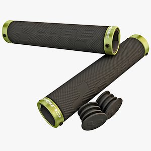3d model bike grips 3