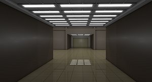 room interior space 3D