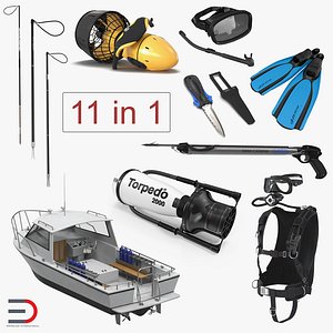 3D diving equipment