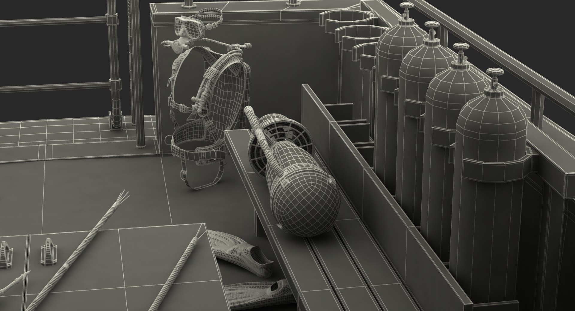 3D diving equipment https://p.turbosquid.com/ts-thumb/9C/CzXsUo/z35qzS5t/divingequipmentcollection3dmodels89/jpg/1501851966/1920x1080/fit_q87/a4f9df07a02a4819cad6208d1ff3f129b97c88c5/divingequipmentcollection3dmodels89.jpg