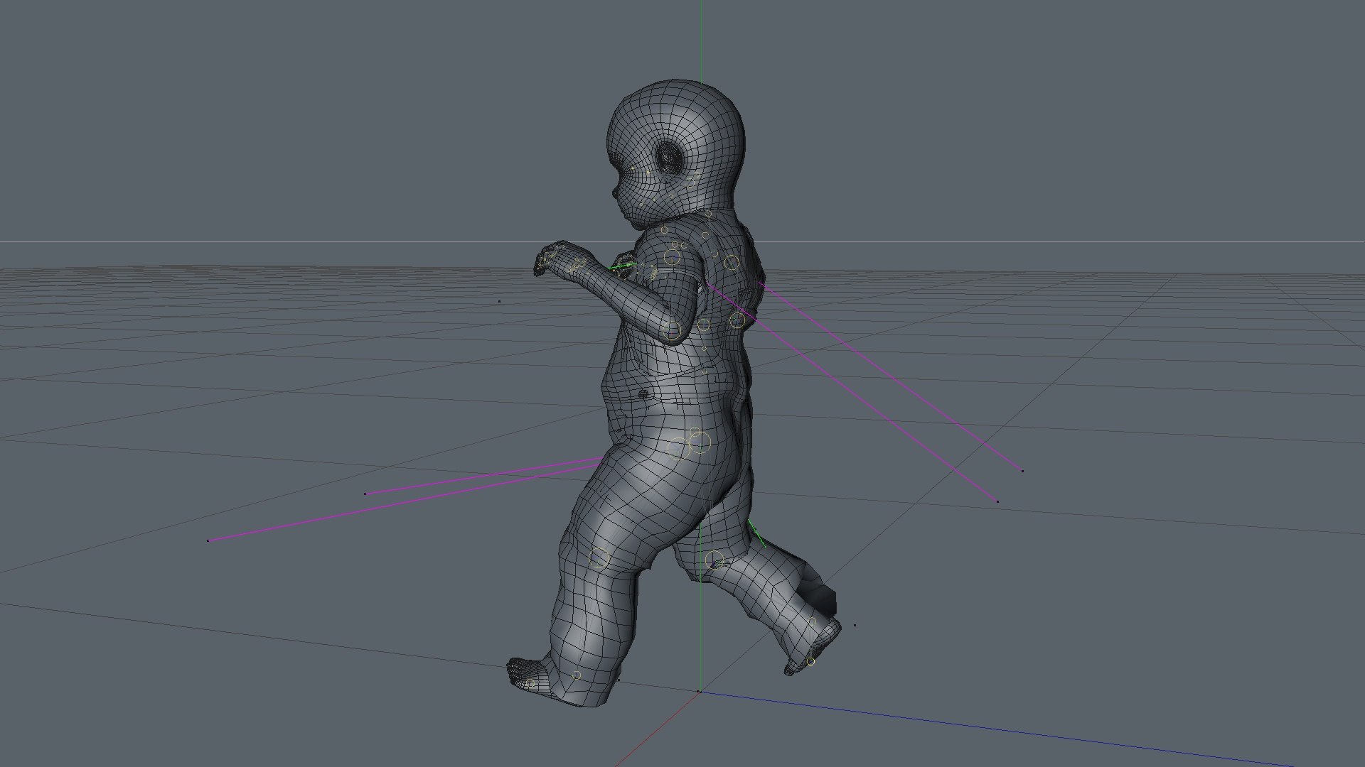 3D WALKING EURO BABY STATIC - TurboSquid 1883303