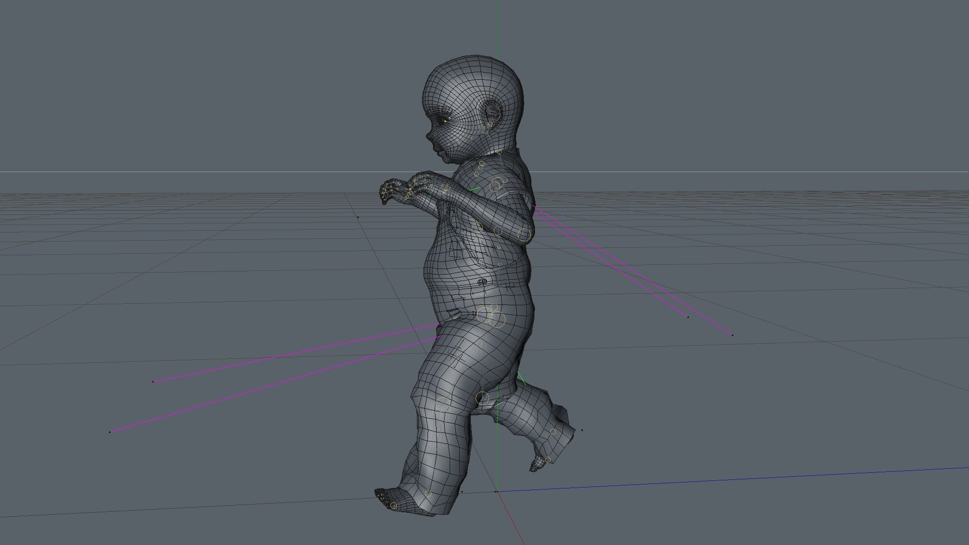 3D WALKING EURO BABY STATIC - TurboSquid 1883303