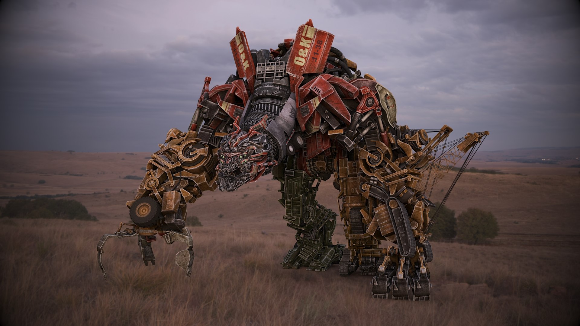 modèle 3D de Transformer devastator TurboSquid 2082100