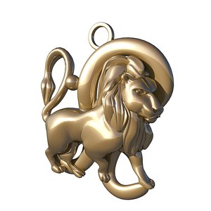 3d horoscope sign model