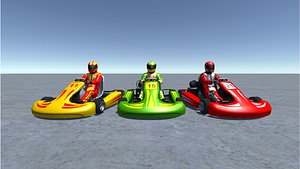 player kart kar 3D model