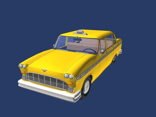 sedan antique 3d model