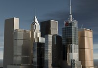 NewYork  Skyscrapers  Blender 3D Asset Library Kit