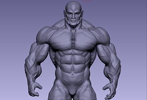 Bodybuilder Fitness homme pose de flexion modèle 3D $149 - .3ds