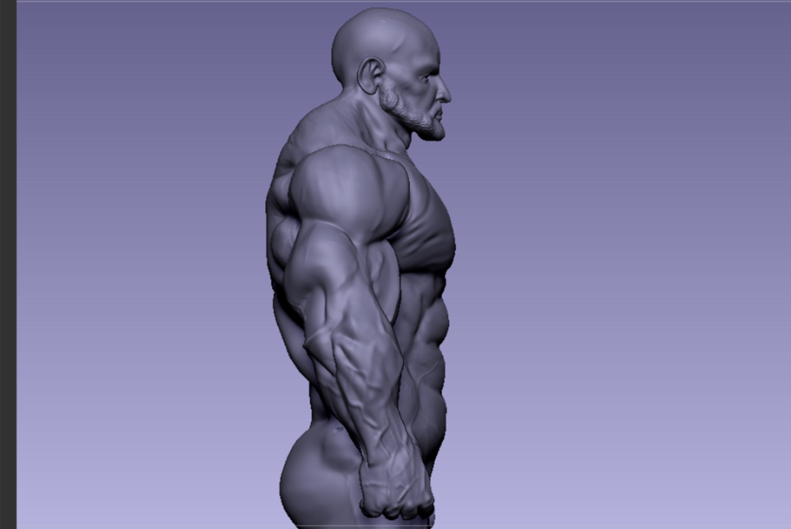 Bodybuilder Mann Charakter T-Pose 3D-Modell - TurboSquid 2046589