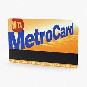 metro card 3d max