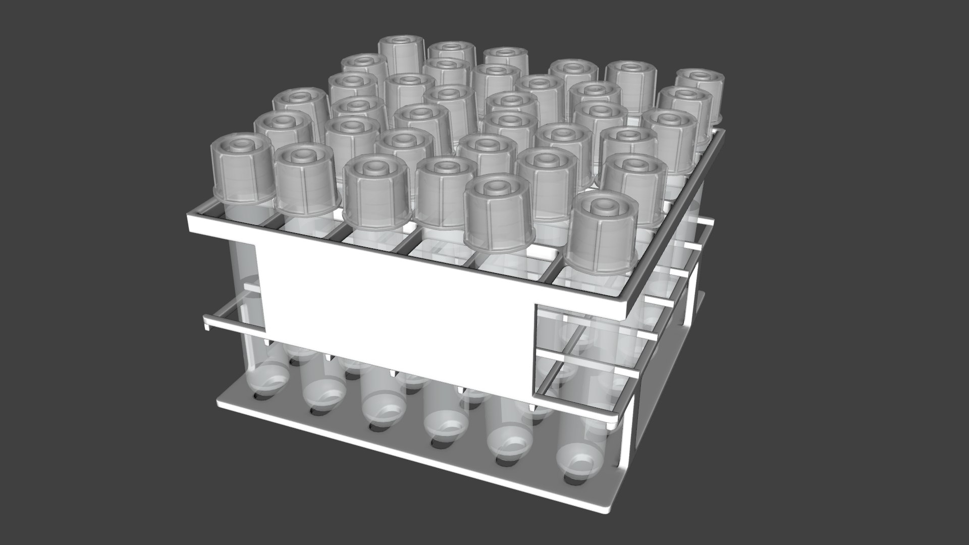 3D Model 14 Ml Liquid Rack Laboratory Low-poly 3D Model - TurboSquid ...