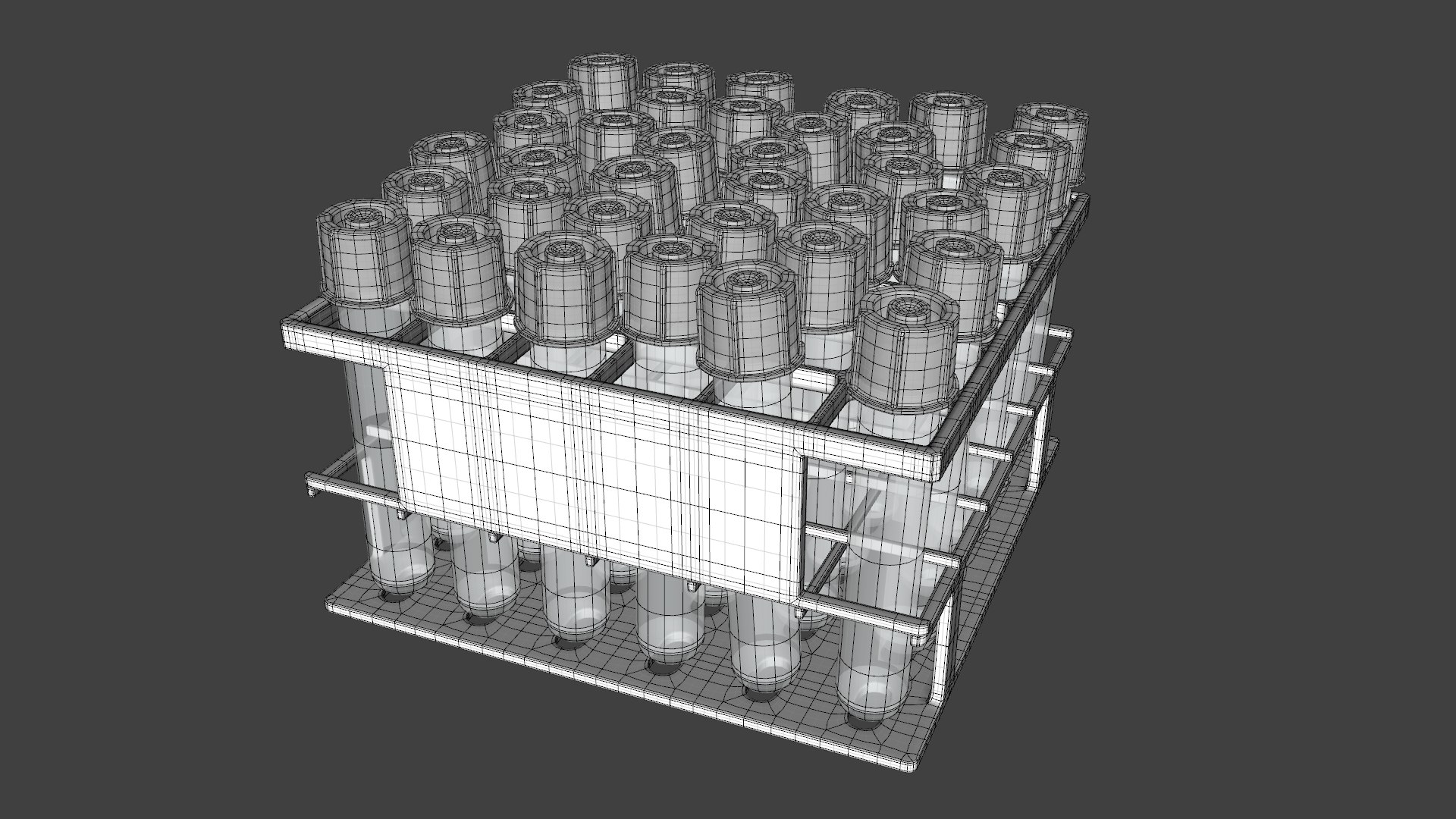 3D Model 14 Ml Liquid Rack Laboratory Low-poly 3D Model - TurboSquid ...