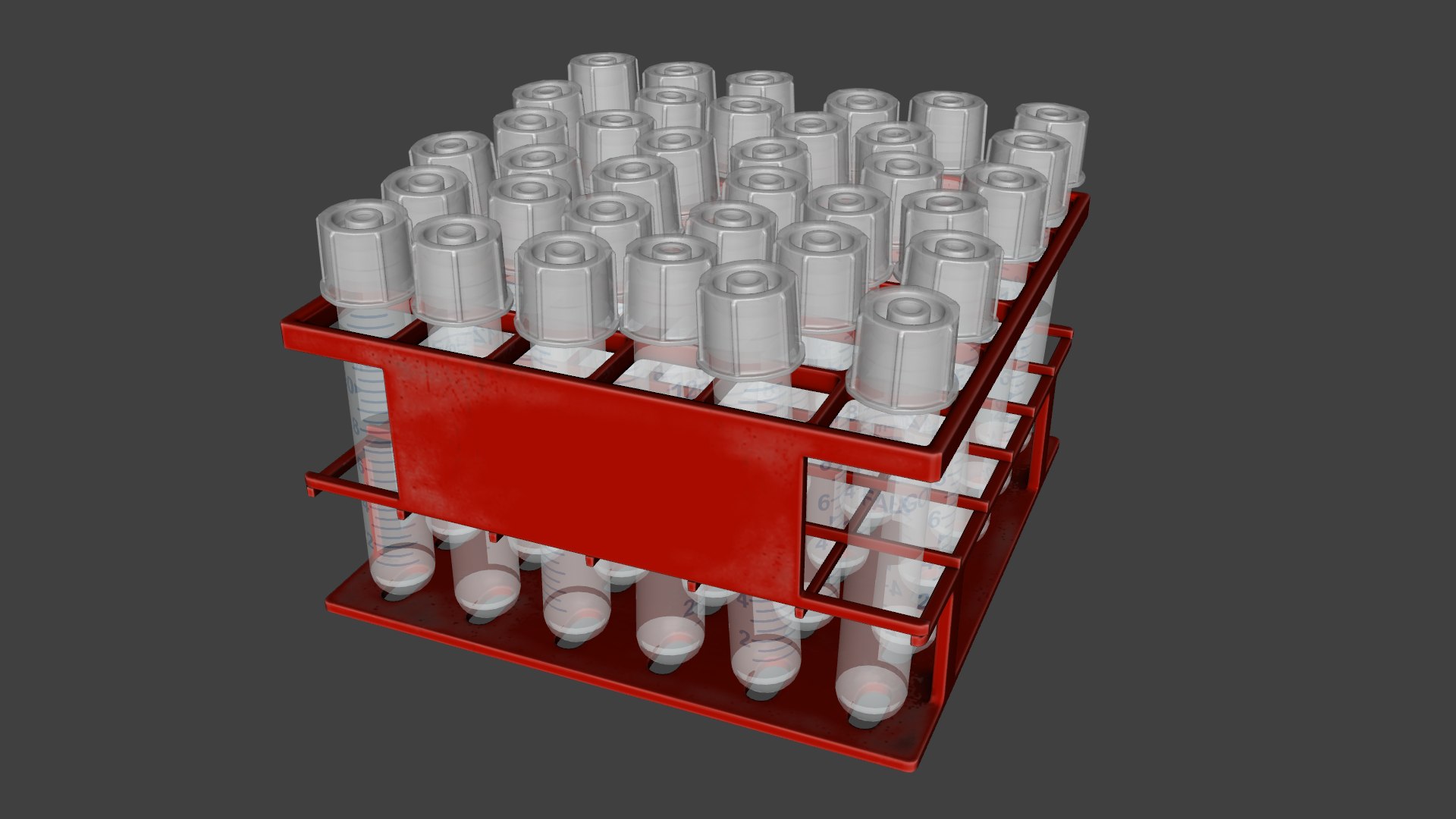 3D Model 14 Ml Liquid Rack Laboratory Low-poly 3D Model - TurboSquid ...