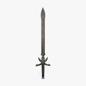 3D Fantasy Weapon Sword 01