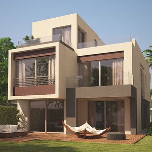 modern house 3D model