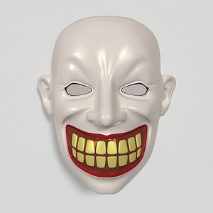 clown mask 3d 3ds
