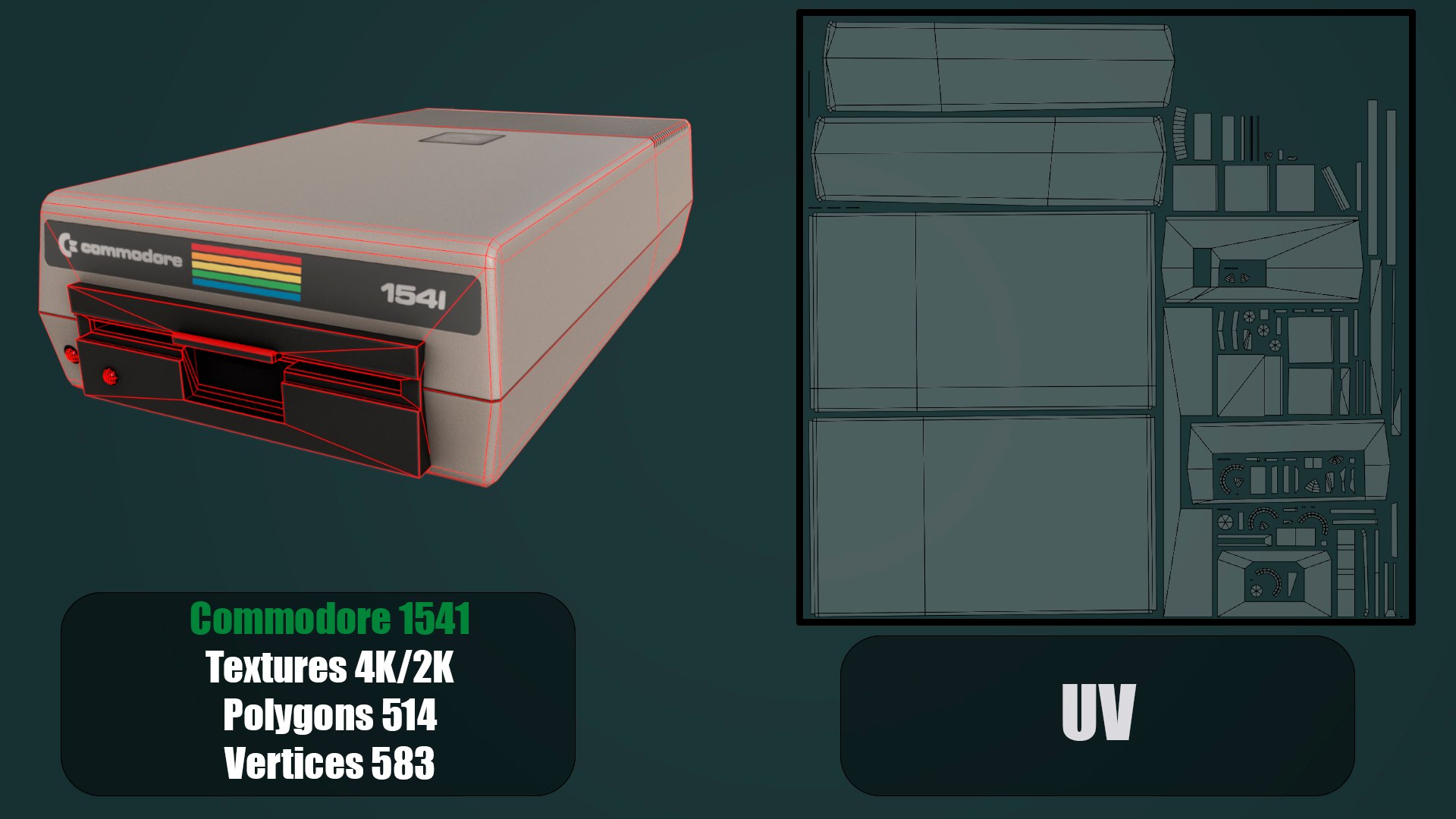 3D Commodore Old Computer Collection - TurboSquid 2344773