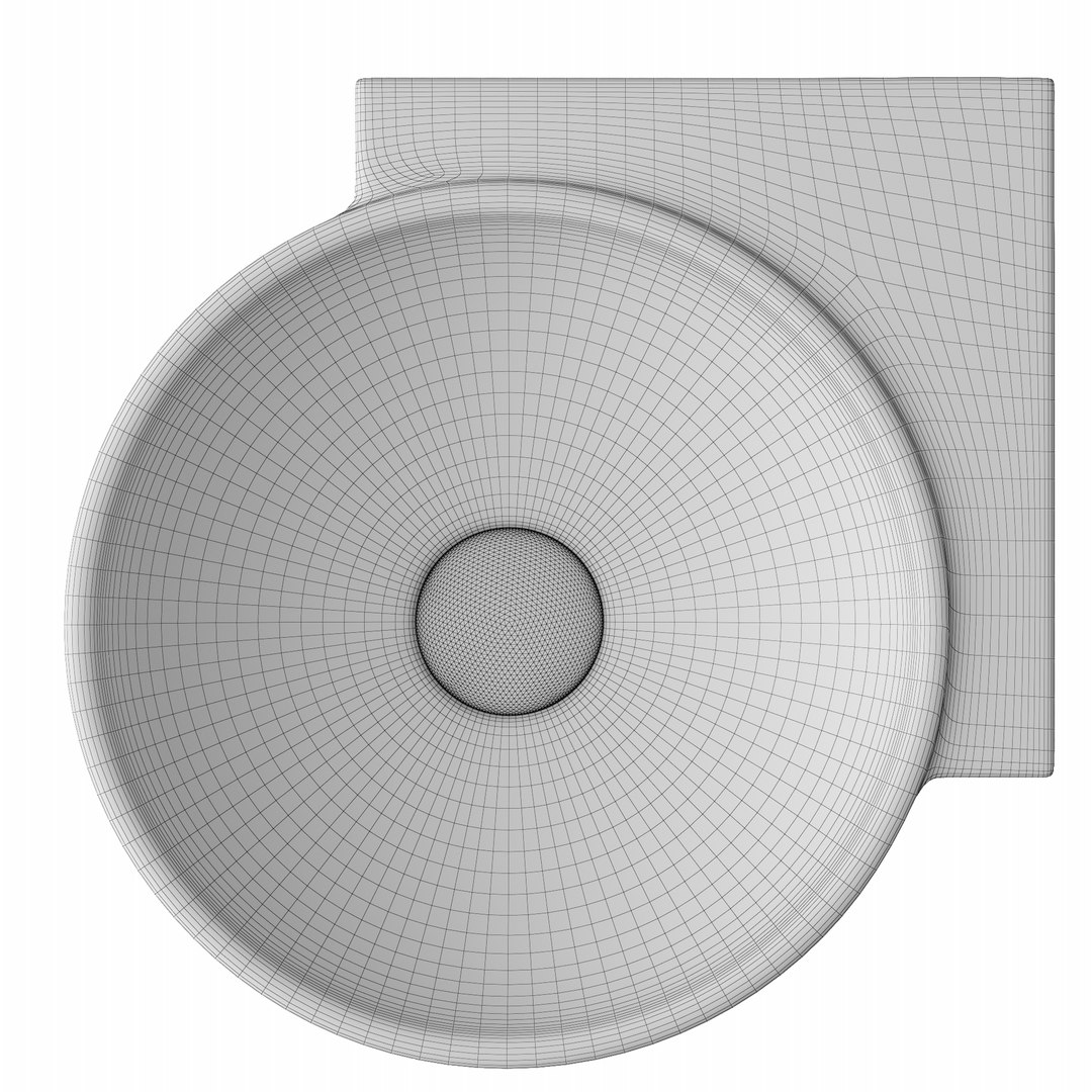 3D Wall Hung Corner Wash Basin Model TurboSquid 1694214