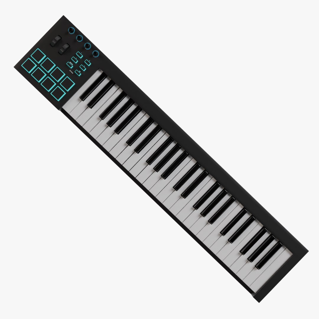 MIDI KEYBOARD 3D TurboSquid 1959239