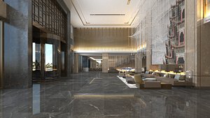 The Hotel Lobby 4 3D
