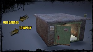 Old garage_LOWPOLY