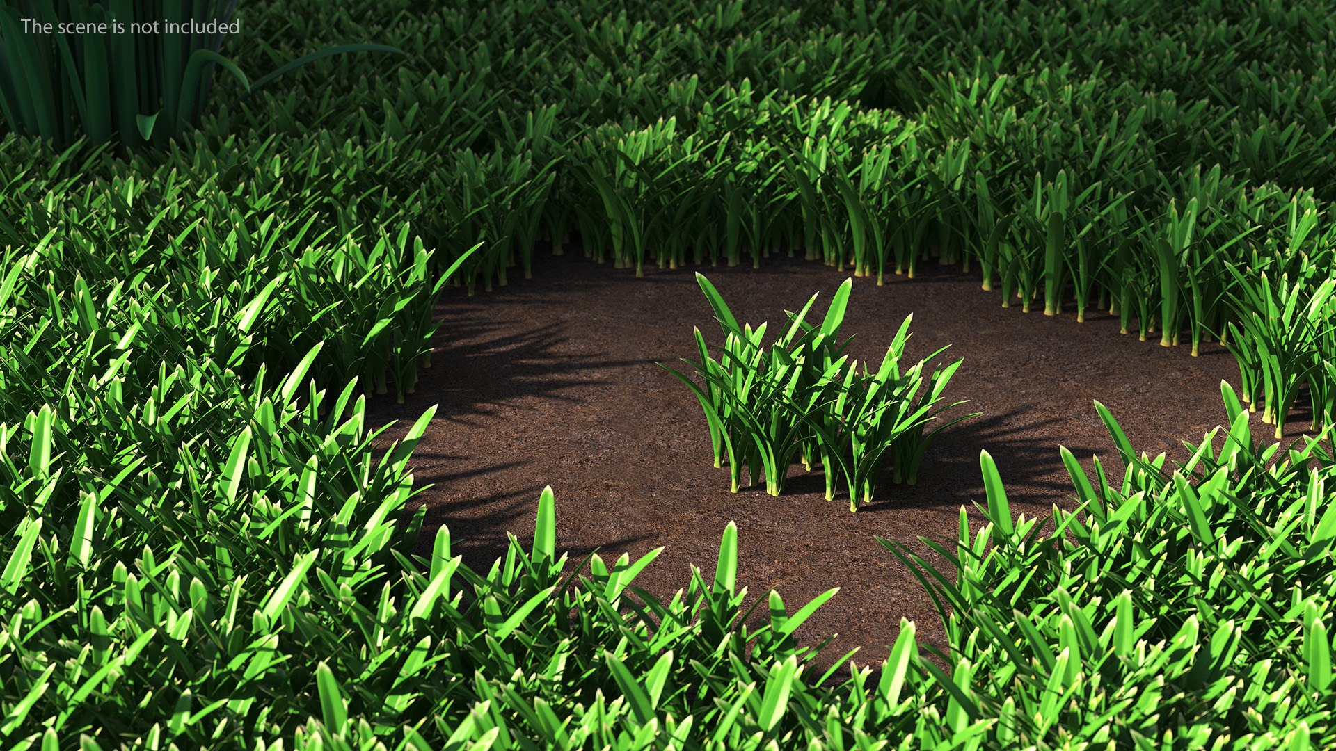 Realistic Grass Clump 3D Model - TurboSquid 2270537