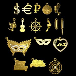 Pendant P010 3D model